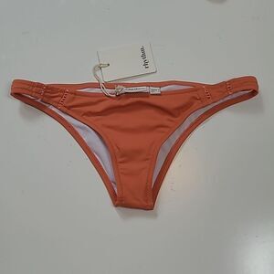 NEW RHYTHM AUSTRALIA Cheeky Bikini SUP SWIM Terra Cotta Rust bottoms SMALL  NWT